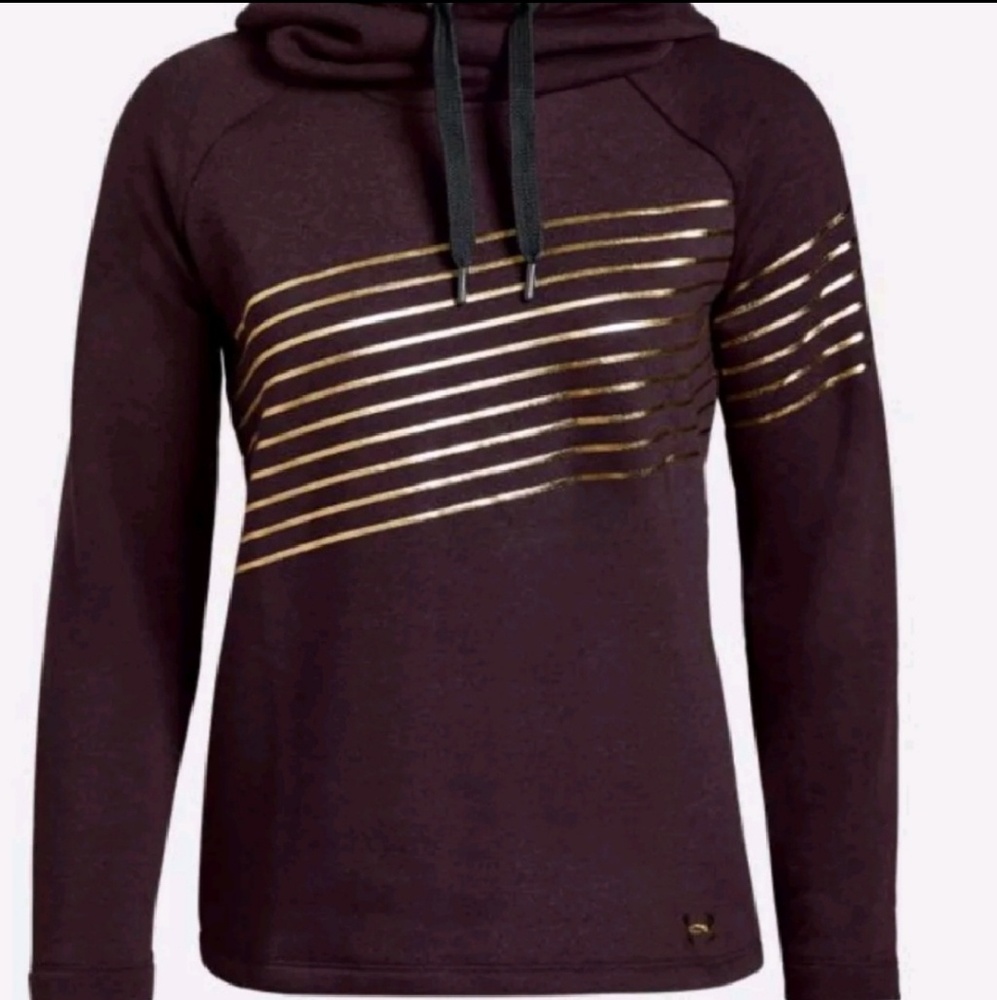 Last 1! Under Armour Threadborne Fleece Cowl Neck - Picture 3 of 6